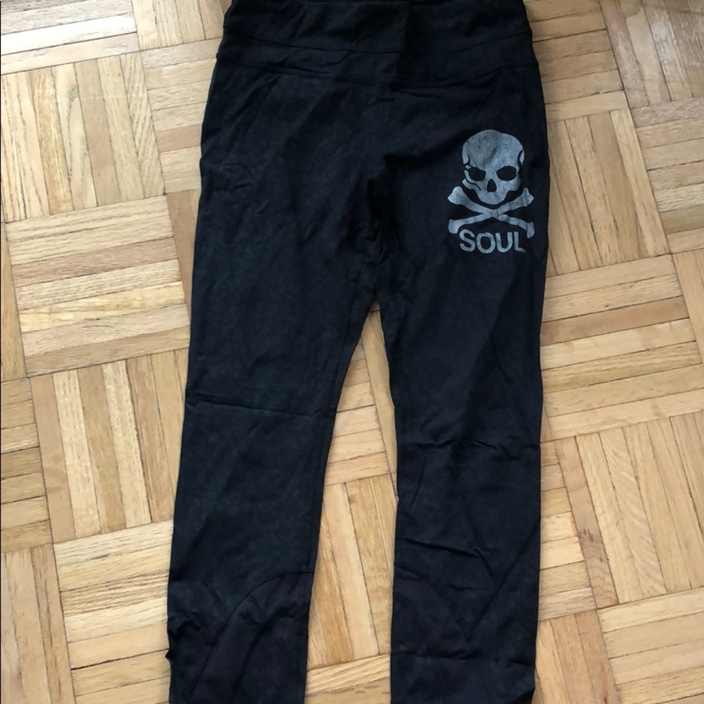 Lululemon x SoulCycle black printed legging